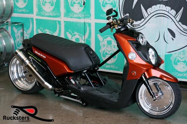 Honda ruckus zoomer qua bàn tay ruckters