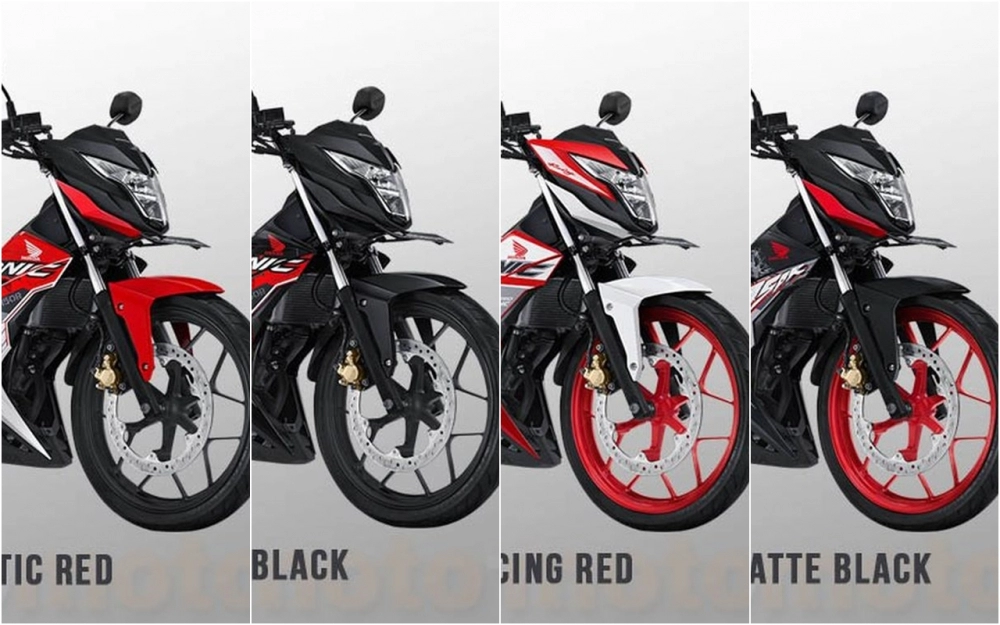 Honda sonic 150r 2018 giá 65 triệu đồng tại việt nam gồm 4 màu