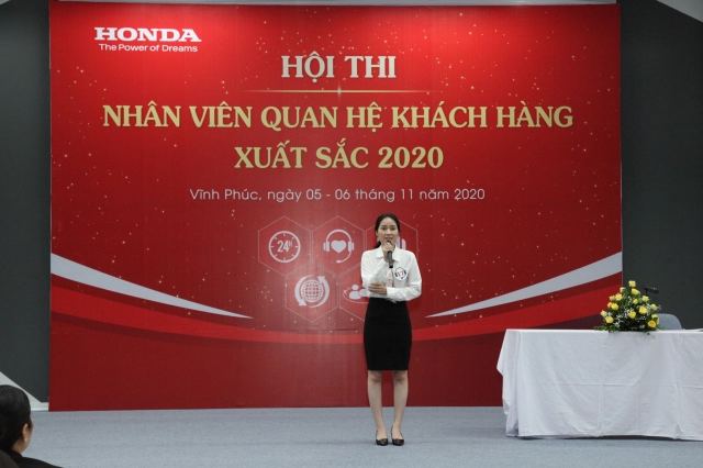 Honda việt nam tổ chức hội thi nhân viên quan hệ khách hàng xuất sắc năm 2020