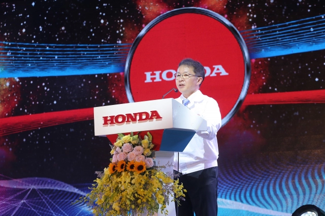 Honda việt nam tổ chức lễ khánh thành dây chuyền số 6 và chào mừng chiếc xe máy thứ 25 triệu