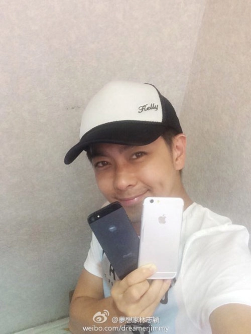 Hot iphone 6 trên tay ngôi sao lâm chí dĩnh