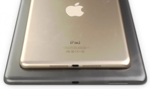 Ipad 5 và ipad mini 2 màu vàng ra mắt tháng 10