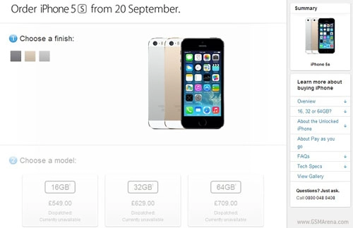 Iphone 5s giá quá chát so với iphone 5