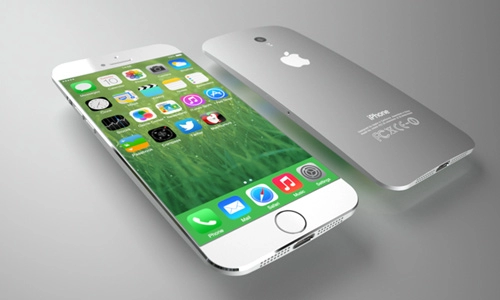 Iphone 6 concept khung kim loại mặt lưng cong