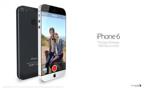 Iphone 6 concept trên nền tảng ios 7 mới