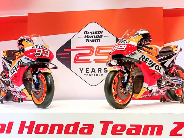 Jorge lorenzo 99 và marquez 93 chính thức chung mái nhà honda repsol ở mùa giải motogp 2019