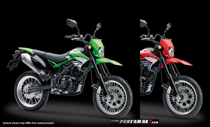 Kawasaki d-tracker 150 2019 với sắc màu mới có giá 53 triệu đồng