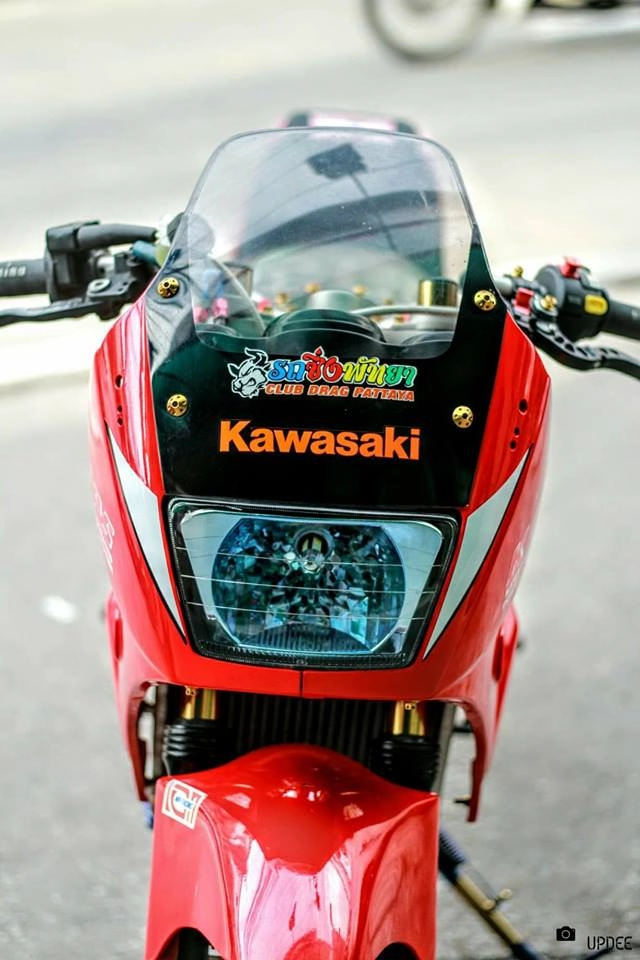 Kawasaki kips 150 độ khó thở với heo brembo moto3 siêu đắt giá