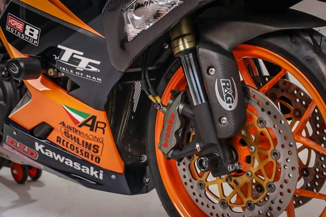 Kawasaki ninja 250 độ cực khủng với cấu hình đường đua