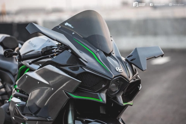 Kawasaki ninja h2 lột xác thành phiên bản đường đua h2r