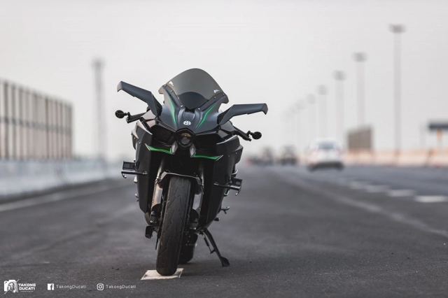 Kawasaki ninja h2 nâng cấp cực chất theo phong cách h2r