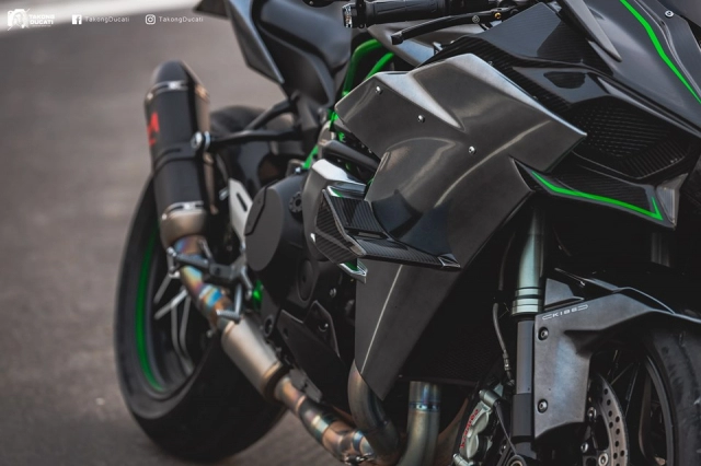 Kawasaki ninja h2 nâng cấp cực chất theo phong cách h2r