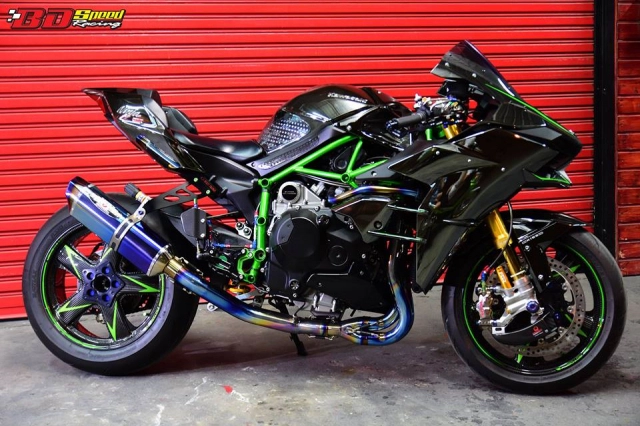 Kawasaki ninja h2 vẻ đẹp khởi tạo từ siêu phẩm superbike