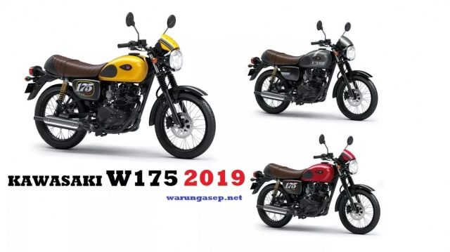 Kawasaki w175 cafe 2019 chính thức ra mắt với thiết kế đậm chất retro