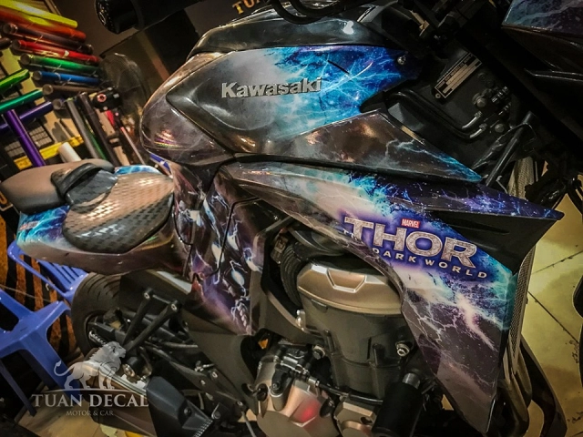 Kawasaki z1000 độ mê hoặc với diện mạo thor - avenger dark world