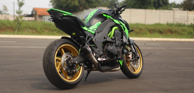 Kawasaki z1000 sặc sỡ với phong cách đại bàng xuống núi