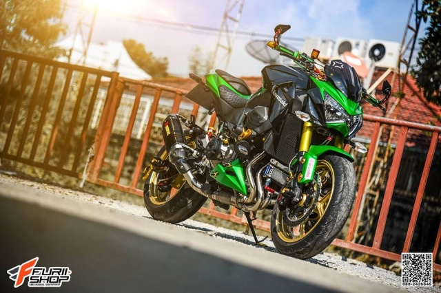 Kawasaki z800 độ chuẩn không cần chỉnh đến từ xứ chùa vàng