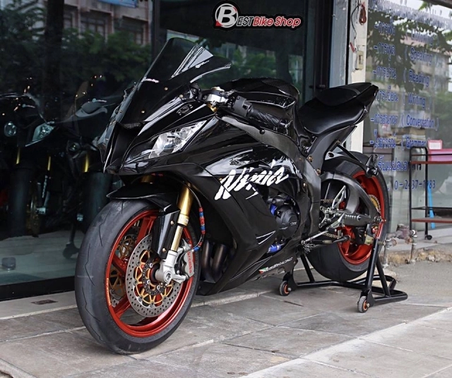 Kawasaki zx-10r bản nâng cấp với trang bị đặc biệt thửa từ đường đua