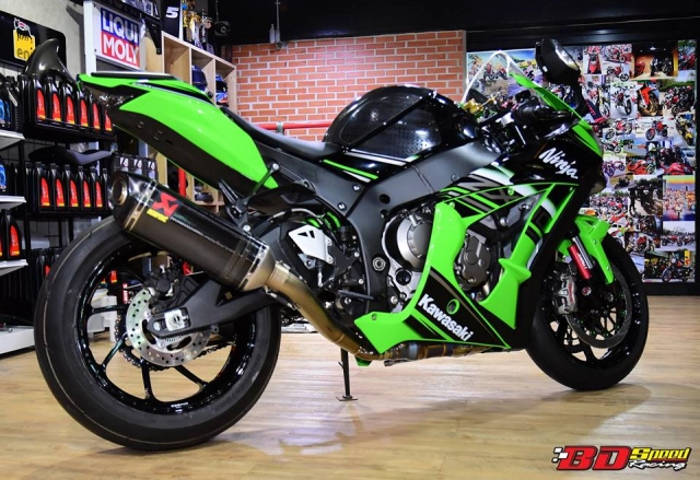 Kawasaki zx-10r độ đơn giản đầy tinh tế với dàn chân aluminim kịch độc