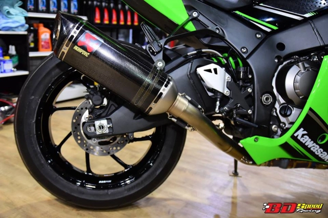 Kawasaki zx-10r độ đơn giản đầy tinh tế với dàn chân aluminim kịch độc