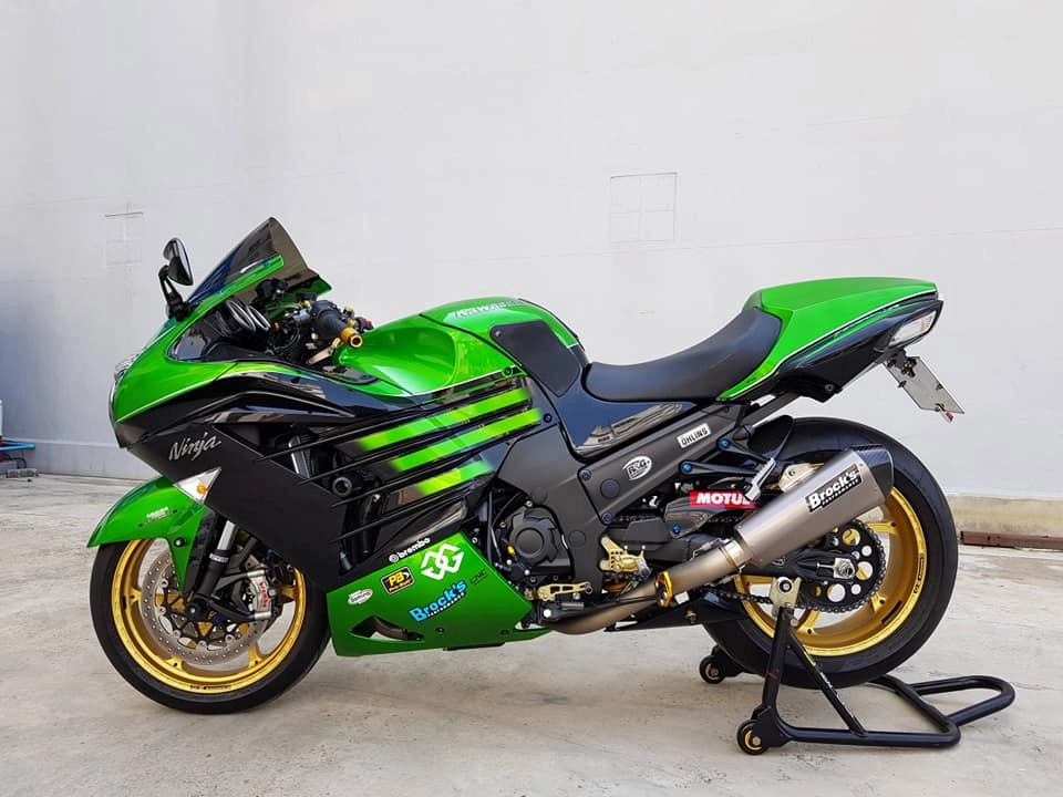 Kawasaki zx-14r độ siêu khủng với gói trang bị thượng thừa