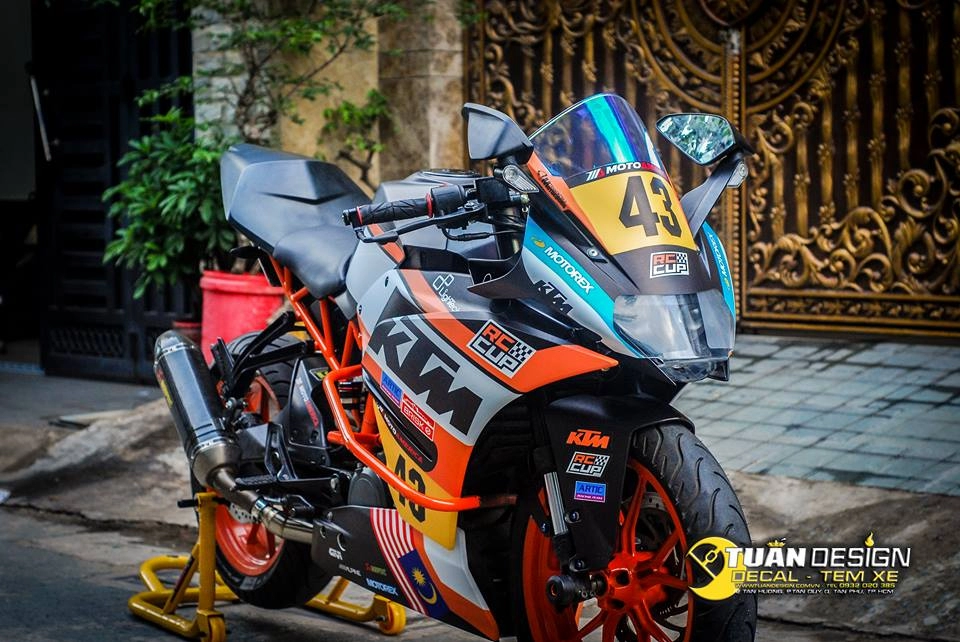 Ktm rc 390 độ phong cách tem đấu limited rc 390 r cực chất