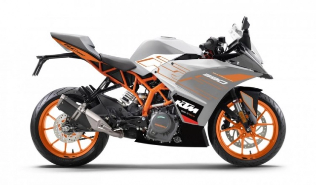 Ktm rc390 khẳng định vị thế với gam màu mới - bạc ánh kim