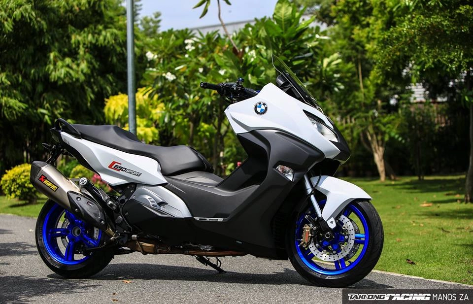 Mãn nhãn với bản độ bmw c650 sport trên xứ chùa vàng