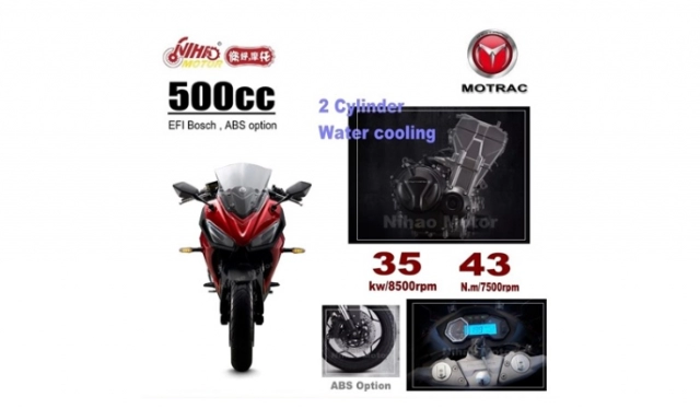 Motrac sport 500 - mẫu xe trung quốc sở hữu thông số kỹ thuật cbr500r với giá bán ở hạng 150cc