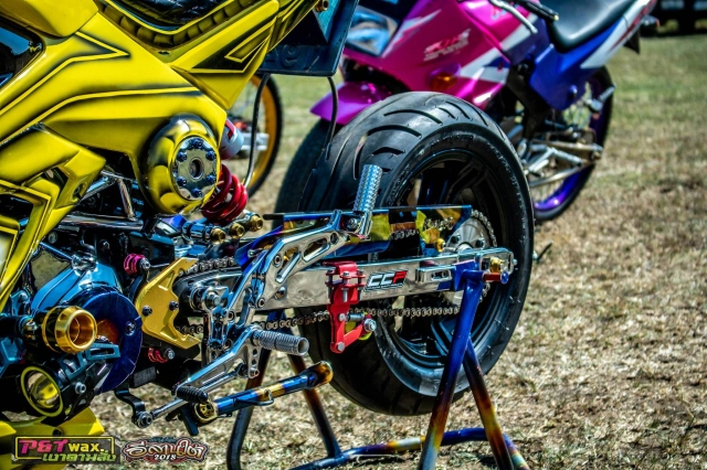 Msx 125 đô kich đôc trong phiên ban bumblebee cua biker thái