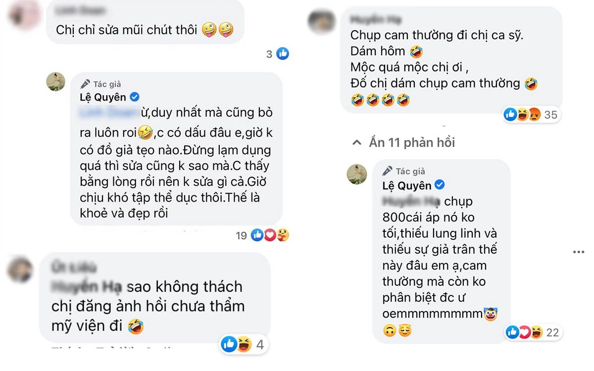 Nghiện khoe mặt mộc lệ quyên bị thách đào lại ảnh khi chưa dao kéo