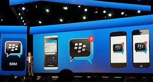 Người dùng iphone sắp được tải blackberry messenger