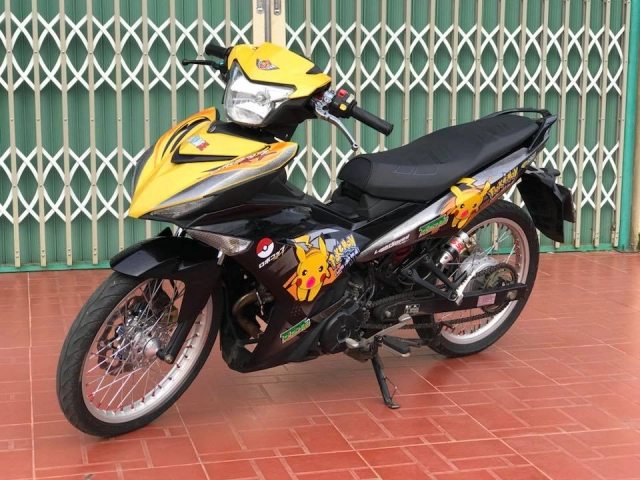 Nhìn ngắm exciter 150 độ phong cách pikachu racing siêu dễ cưng