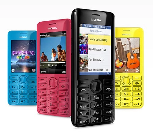 Nokia asha 205 và asha 206 giá rẻ ra mắt