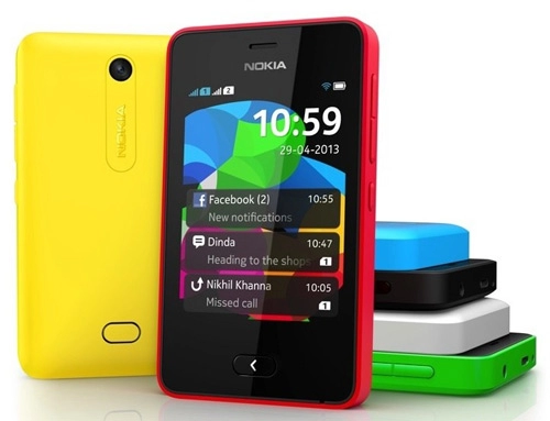 Nokia asha 501 chạy nền tảng mới trình làng