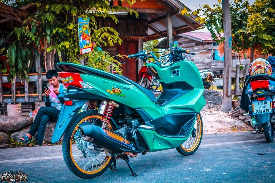 Pcx 150 độ cực đỉnh với option đồ chơi đẳng cấp trên đất thái