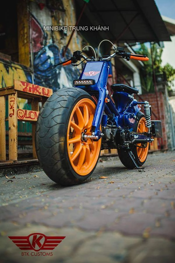 Phiên bản cub độ bánh lớn made in minibike trung khánh hn