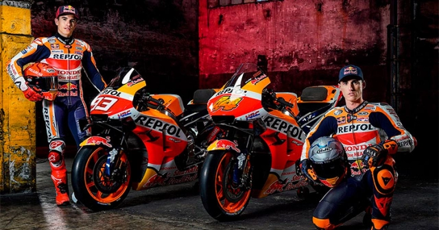 Ra mắt đội đua repsol honda team 2021 với át chủ bài marc marquez và pol espargaro