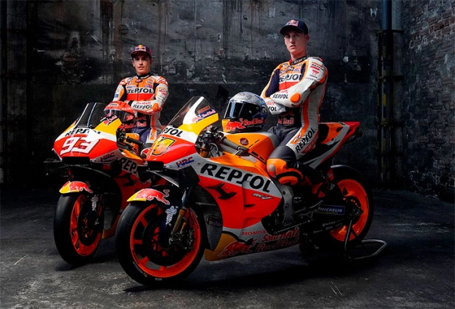 Ra mắt đội đua repsol honda team 2021 với át chủ bài marc marquez và pol espargaro