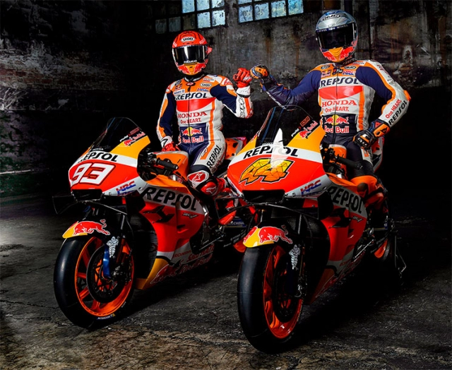 Ra mắt đội đua repsol honda team 2021 với át chủ bài marc marquez và pol espargaro