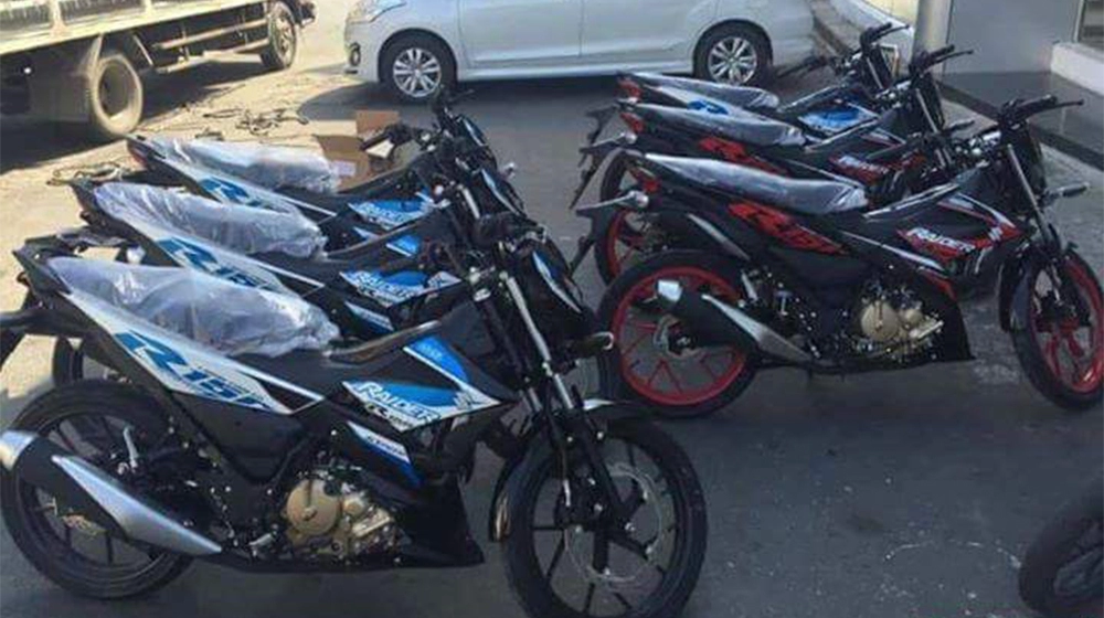 Raider r150 fi 2017 đang cháy hàng và không có hàng để bán