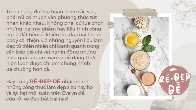 Rẻ-đẹp-dễ mùa dịch cứ chăm ăn và đắp mặt loại tinh bột này được cả combo dáng đẹp da xinh