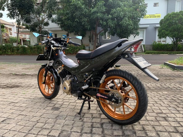 Satria 150 độ đẹp ngất ngây của tay chơi indonesia