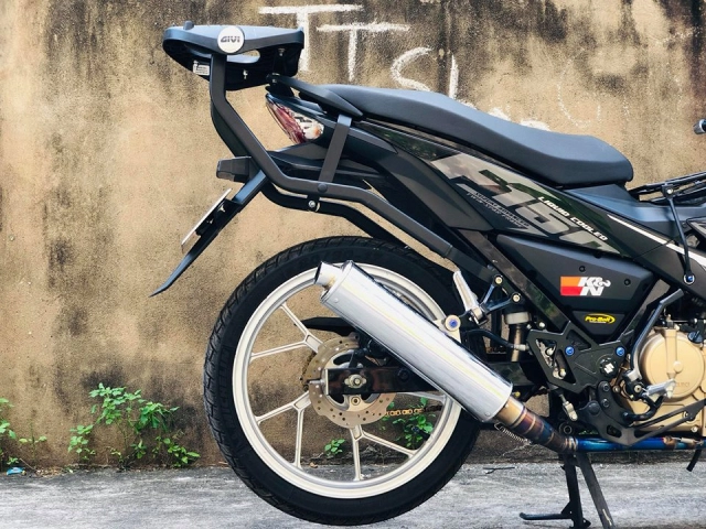 Satria 150 độ siêu cứng cáp với bộ phuộc hành trình ngược của msx