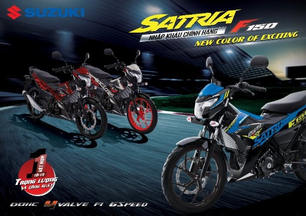 Satria 2021 được suzuki việt nam cập nhật phiên bản mới ăn đứt exciter 155