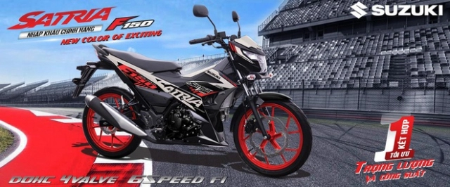 Satria 2021 được suzuki việt nam cập nhật phiên bản mới ăn đứt exciter 155