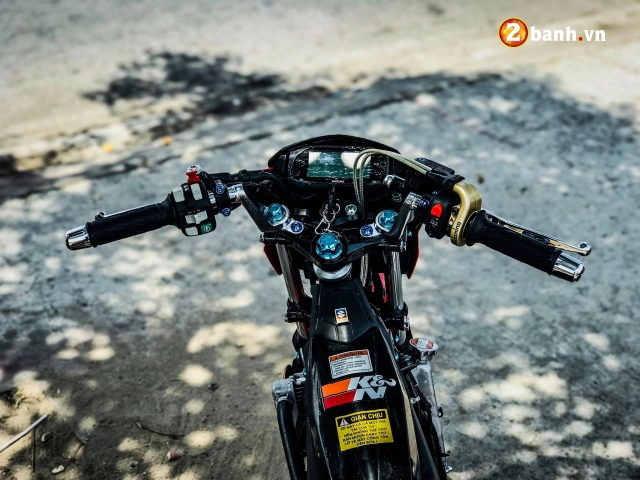 Satria f150 đô hê thông phanh sau trơ vê qua khư cua biker sai thanh