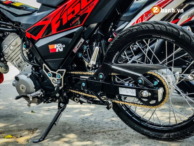 Satria f150 đô hê thông phanh sau trơ vê qua khư cua biker sai thanh