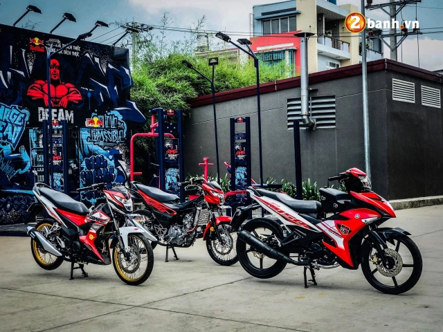 Satria f150 đô hê thông phanh sau trơ vê qua khư cua biker sai thanh