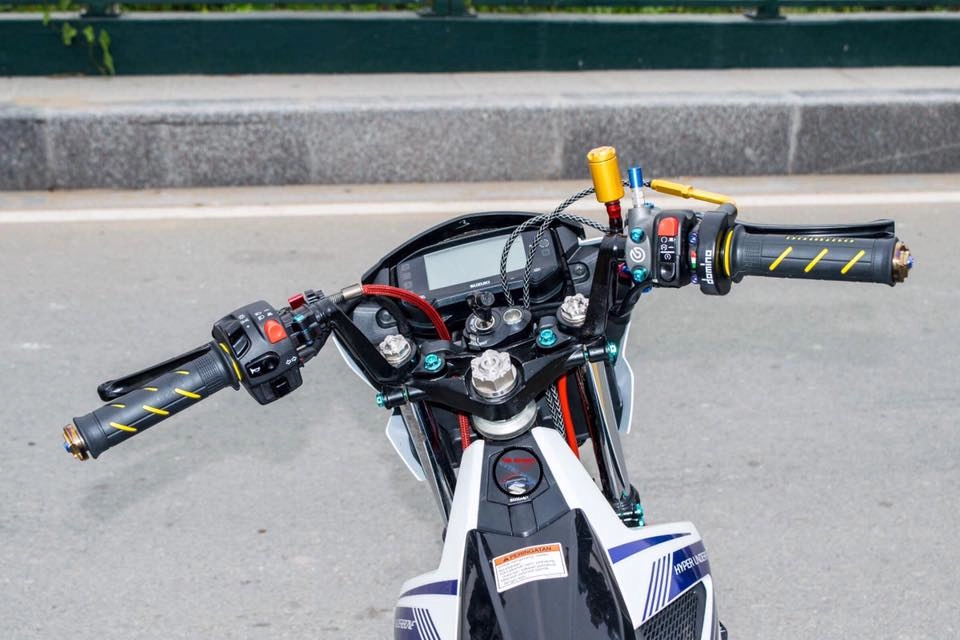 Satria f150 độ loạt đồ chơi đầy giá trị của biker sài gòn